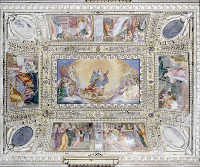 Cenas da Vida da Virgem Maria e da Assunção, c.1600-25 de Pier Francesco Morazzone