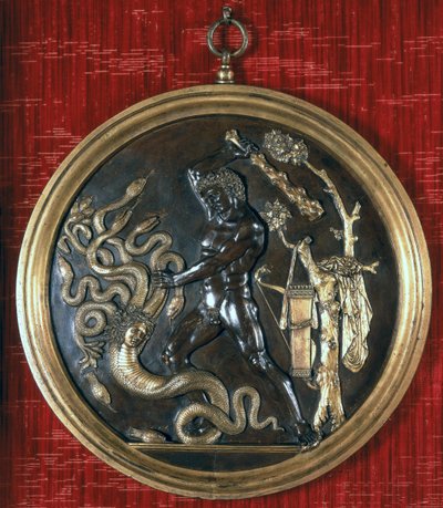 Hércules e a Hidra, 1490 (bronze) de Pier Jacopo Alari Bonacolsi