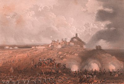 Ataque dos franceses em Solferino, Lombardia de Blaise Nicolas Le Sueur