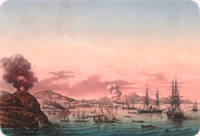 Navios franceses levando Kerc, 26 de maio de Blaise Nicolas Le Sueur