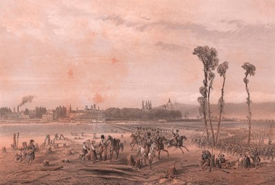 Encontro de imperadores da França e da Áustria em Villafranca di Verona de Blaise Nicolas Le Sueur