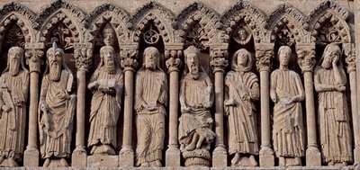 Espanha, Castela e Leão, Catedral de Santa Maria, Frade com personagens do Antigo Testamento de Blaise Nicolas Le Sueur