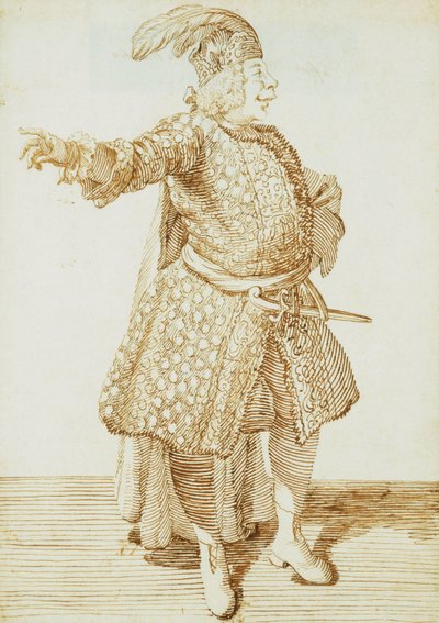 Retrato do Castrato Gaetano Caffarelli, c.1735 de Pier Leone Ghezzi