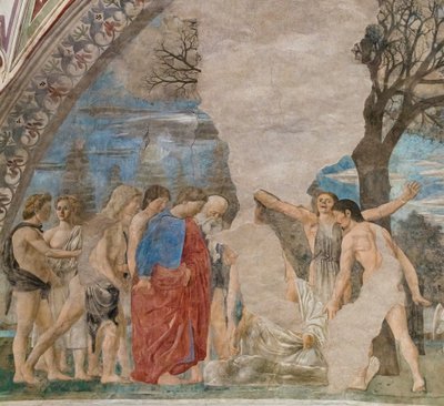 Morte de Adão (pormenor) de Piero della Francesca