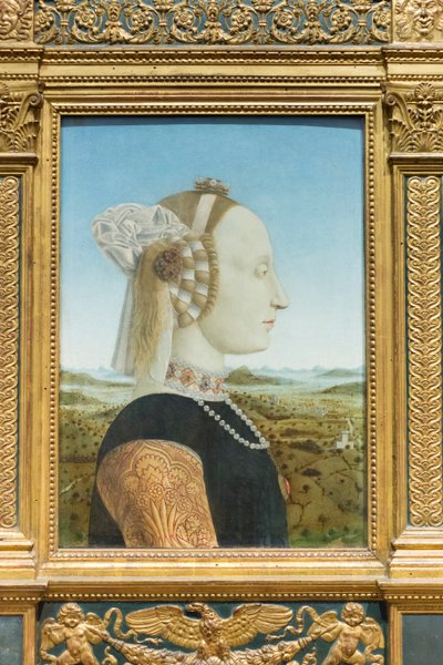 Retratos da duquesa de Urbino, Battista Sforza de Piero della Francesca