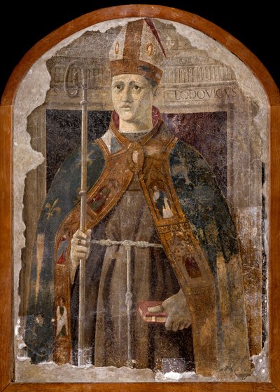 San Ludovico di Tolosa (Louis de Anjou ou Saint Louis de Toulouse) de Piero della Francesca