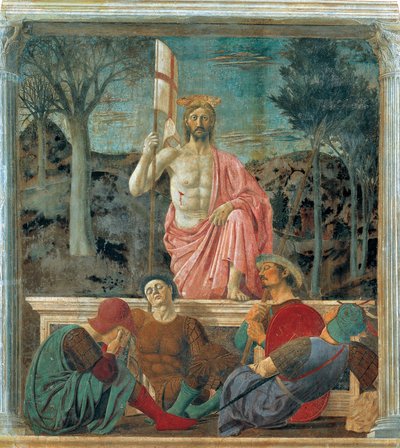 A Ressurreição de Cristo,1463-65 (fresco) de Piero della Francesca
