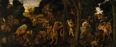 Uma cena de caça, c. 1494-1500. de Piero di Cosimo