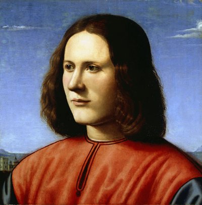 Um jovem homem de Piero di Cosimo