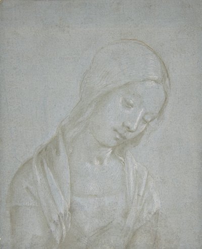 Busto de uma jovem mulher, ca. 1495. de Piero di Cosimo.