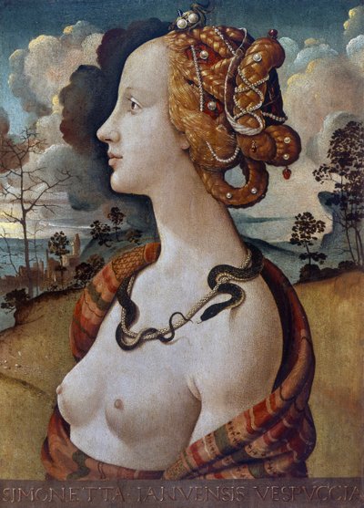 Retrato de Simonetta Vespucci como Cleópatra (1453-1476) de Piero di Cosimo