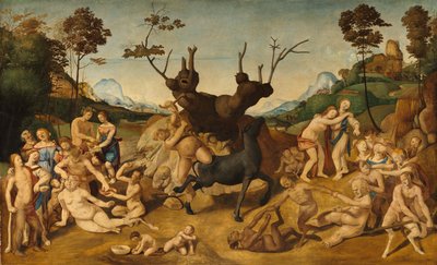 Os infortúnios de Silenus de Piero di Cosimo