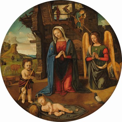 A Natividade com o Menino São João de Piero di Cosimo