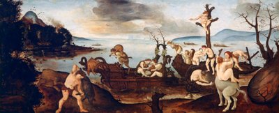 O Retorno da Caça, 1505-1507. de Piero di Cosimo