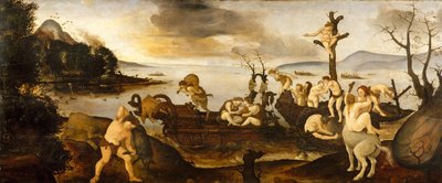 O Retorno da Caça, ca. 1494-1500. de Piero di Cosimo