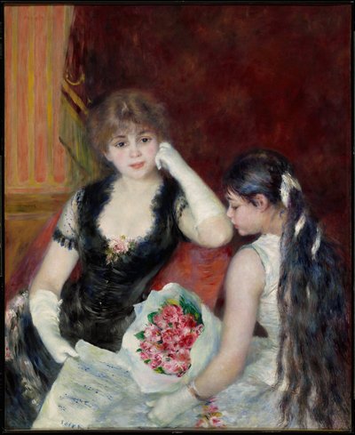 Um camarote no teatro (no concerto) de Pierre-Auguste Renoir