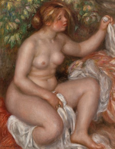 Depois do banho de Pierre-Auguste Renoir