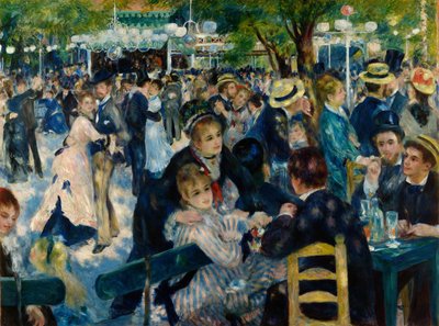 Dançar no Moulin de la Galette de Pierre-Auguste Renoir