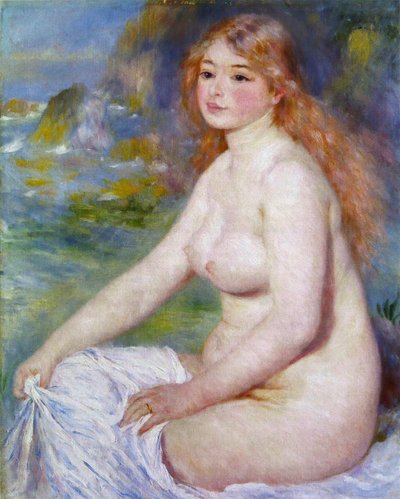 Banhista Loira de Pierre-Auguste Renoir