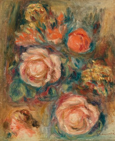 Bouquet de rosas de Pierre-Auguste Renoir