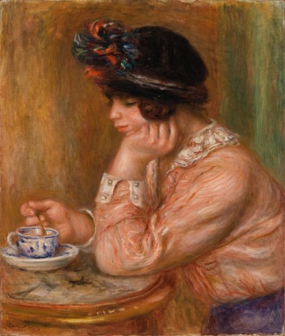 Taça de Chocolate (La Tasse de chocolat) de Pierre-Auguste Renoir
