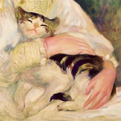Julie Manet, também conhecida como «A Criança com o Gato» de Pierre-Auguste Renoir