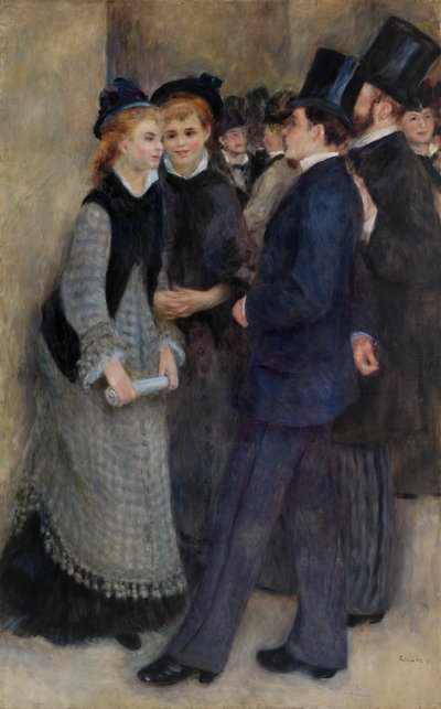 Saída do Conservatório (La Sortie du conservatoire) de Pierre-Auguste Renoir