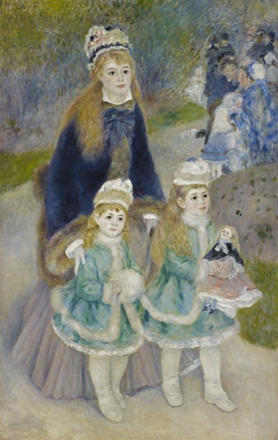 Mãe e Filhos (La Promenade) de Pierre-Auguste Renoir