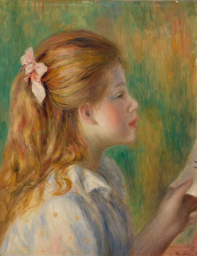Leitura (La Palestra) de Pierre-Auguste Renoir