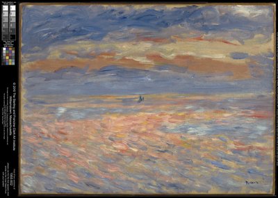 Pôr do sol de Pierre-Auguste Renoir