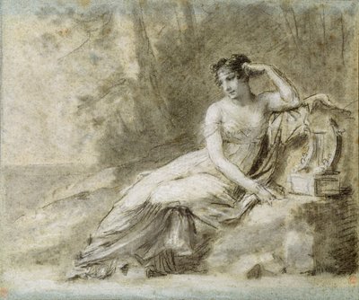 Estudo para um Retrato da Imperatriz Joséphine de Pierre Paul Prudhon