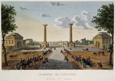 Barreiras de Vincennes por Courvoisier de Pierre (after) Courvoisier