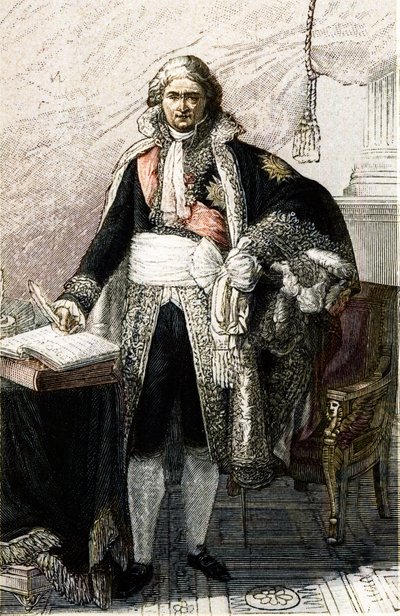 Retrato de Jean Etienne Marie Portalis. Jurista e político francês (1746 -1807) baseado na pintura de Pierre Gautherot. de Pierre (after) Gautherot