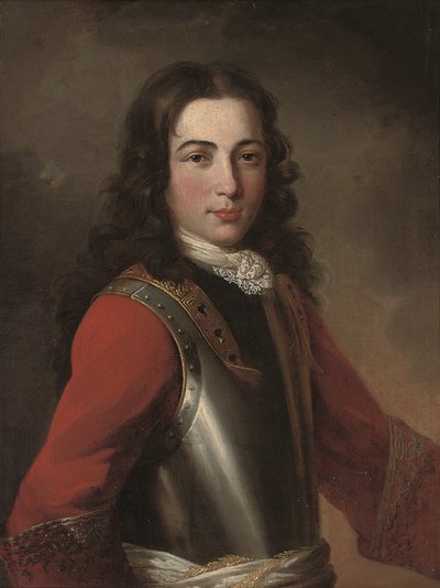 Retrato de um cavaleiro de Pierre (circle of) Mignard