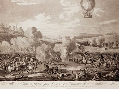Batalha de Fleurus de Pierre Adrien (after) Le Beau