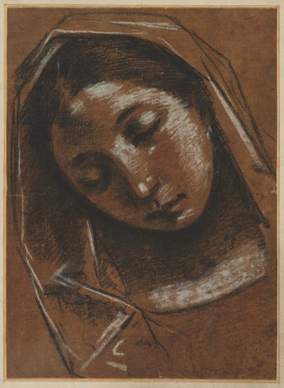 Cabeça da Virgem de Pierre-Adrien Dalpayrat