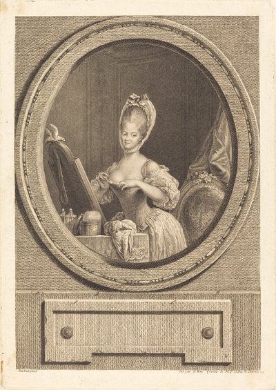 Sa taille est ravissante de Pierre Adrien Le Beau after Pierre Antoine Baudouin