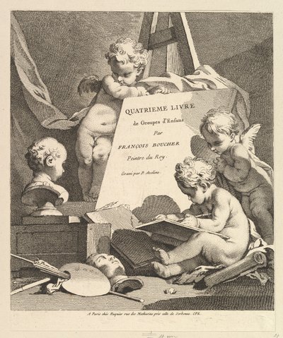 Frontispício, 1727-60. de Pierre Alexandre Aveline