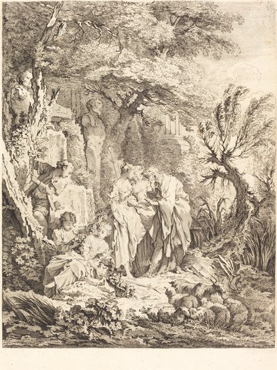 A Boa Aventura, 1738. de Pierre Alexandre Aveline