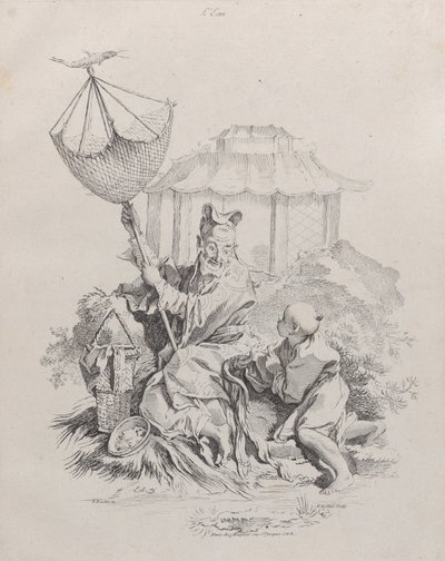 Água, de Os Quatro Elementos, 1738-49. de Pierre Alexandre Aveline