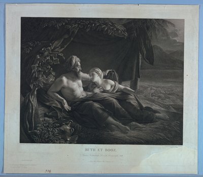 Rute e Boaz de Pierre Alexandre Tardieu