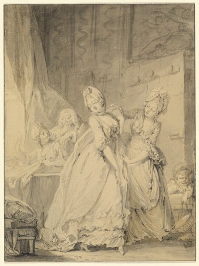A coquete de Pierre Antoine Baudouin