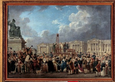 Uma execução capital, Place de la Revolution de Pierre Antoine Demachy