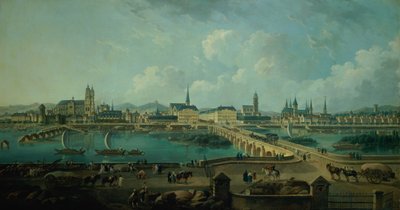 Vista Panorâmica de Tours, 1787 de Pierre Antoine Demachy