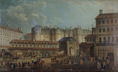 A Tomada da Bastilha em 14 de julho de 1789, 1789. de Pierre Antoine Demachy