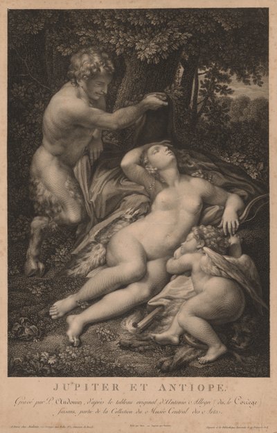 Júpiter e Antíope de Pierre Audouin