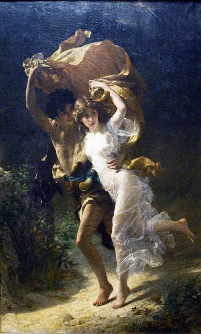 A tempestade de Pierre Auguste Cot