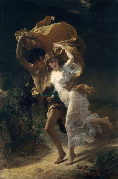A tempestade, 1880. de Pierre Auguste Cot