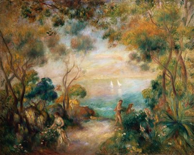 Um jardim em Sorrento de Pierre-Auguste Renoir
