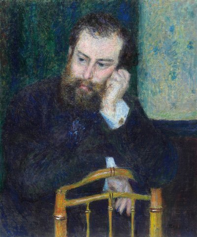 Alfred Sisley, 1876. de Pierre Auguste Renoir